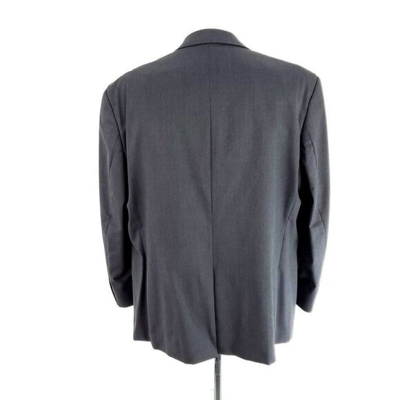 Alexandre London Savile Row Wool 2 Button Suit Jacket 44R Gray Twill - Picture 5 of 10